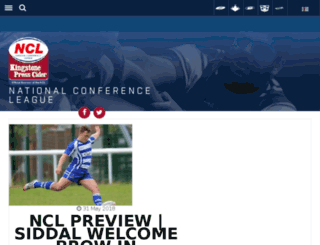 nationalconferenceleague.co.uk screenshot