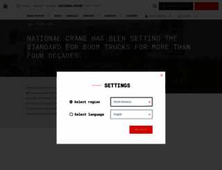 nationalcrane.com screenshot