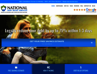 nationaldebtrelief.ca screenshot