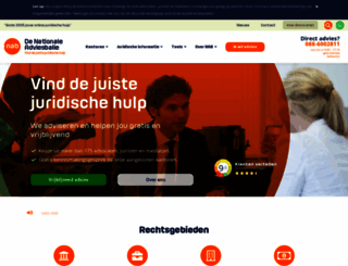 nationaleadviesbalie.nl screenshot