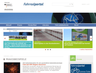 nationaler-radverkehrsplan.de screenshot