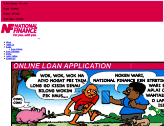 nationalfinance.com.pg screenshot