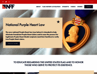 nationalflagfoundation.org screenshot