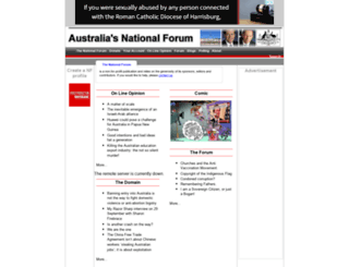 nationalforum.com.au screenshot