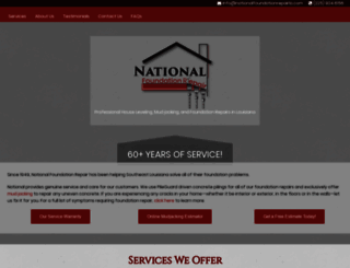 nationalfoundationrepairla.com screenshot