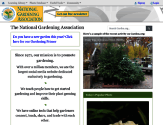 nationalgardenmonth.org screenshot