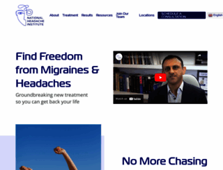 nationalheadacheinstitute.com screenshot