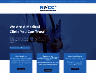 nationalhealthcarecenter.com screenshot