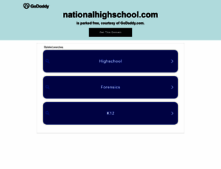 nationalhighschool.com screenshot