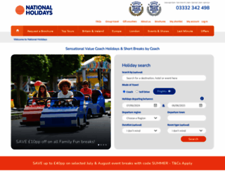 nationalholidays.com screenshot