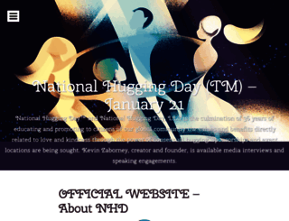nationalhuggingday.com screenshot