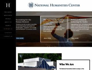 nationalhumanitiescenter.org screenshot