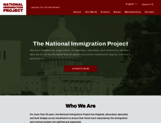 nationalimmigrationproject.org screenshot