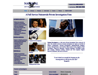 nationalinvestigators.com screenshot