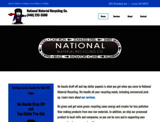 nationalmaterialrecycling.com screenshot