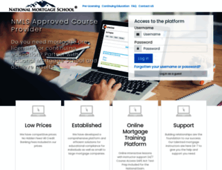 nationalmortgageschool.com screenshot