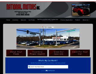 nationalmotors.net screenshot