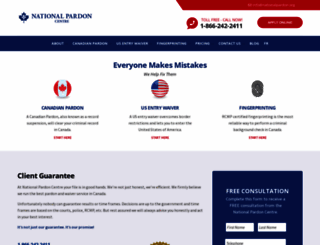 nationalpardon.org screenshot