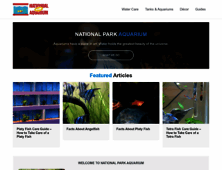 nationalparkaquarium.org screenshot