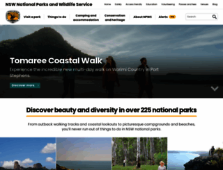 nationalparks.nsw.gov.au screenshot