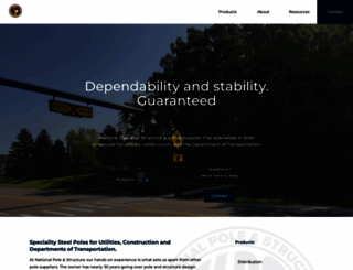 nationalpoleandstructure.com screenshot