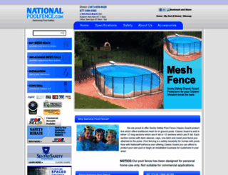 nationalpoolfence.com screenshot