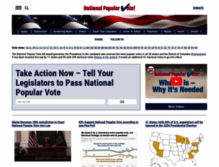 nationalpopularvote.com screenshot