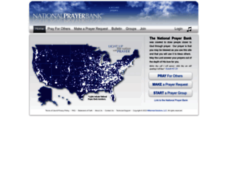nationalprayerbank.com screenshot