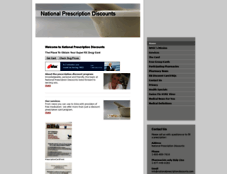 nationalprescriptiondiscounts.com screenshot