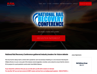 nationalrailconference.com screenshot