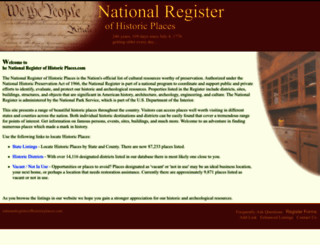 nationalregisterofhistoricplaces.com screenshot
