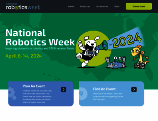 nationalroboticsweek.org screenshot