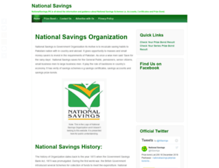 nationalsavings.pk screenshot