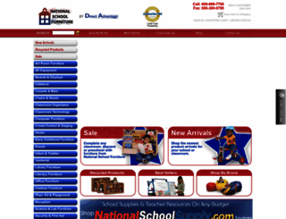 nationalschoolfurniture.com screenshot