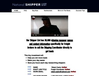 nationalshipperlist.com screenshot