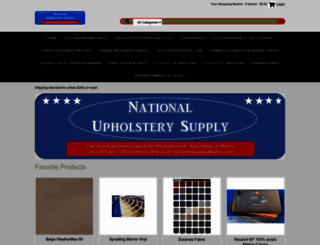 nationalupholsterysupply.com screenshot