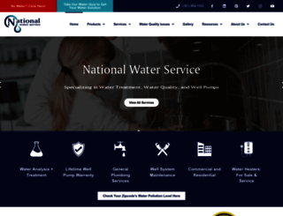 nationalwaterservice.com screenshot