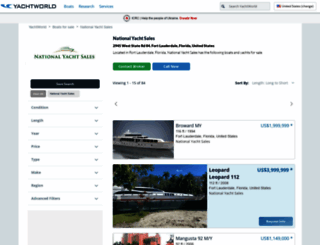 nationalyachtsales.com screenshot