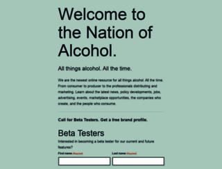 nationofalcohol.com screenshot
