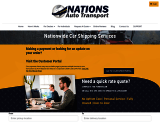 nationsautotransport.com screenshot