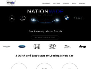 nationwideautolease.com screenshot