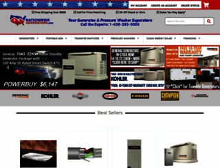 nationwidegenerators.com screenshot