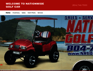 nationwidegolfcar.com screenshot
