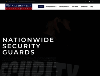 nationwidesecurityguards.com screenshot