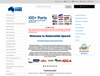 nationwidespares.com.au screenshot
