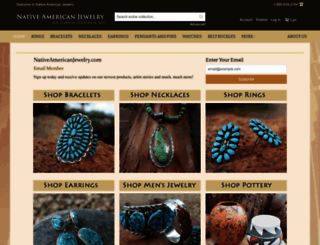 nativeamericanjewelry.com screenshot