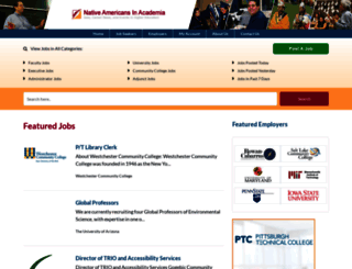 nativeamericansinacademia.com screenshot