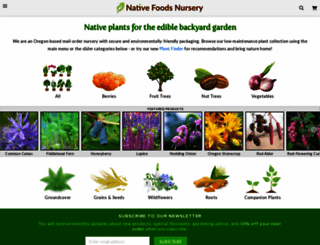 nativefoodsnursery.com screenshot