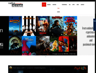 nativepuppets.com screenshot