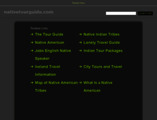 nativetourguide.com screenshot